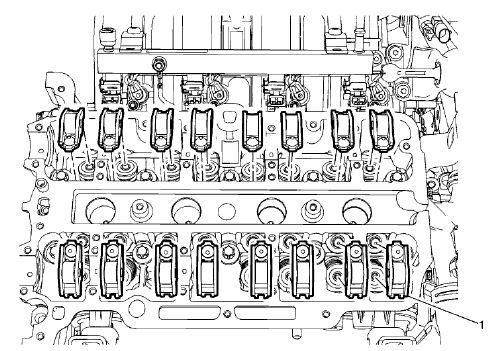 Fig. 59: Hydraulic Valve Lash Adjuster Arms