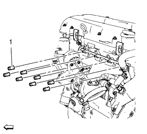 Fig. 201: Turbocharger Nuts