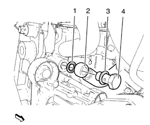 Fig. 207: Turbocharger Coolant Feed Pipe Components