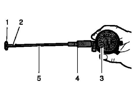 Fig. 327: Checking Valve Stem To Guide Clearance Measurement