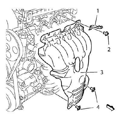 Fig. 24: Wiring Harness Bracket