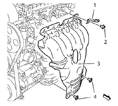 Fig. 25: Wiring Harness Bracket