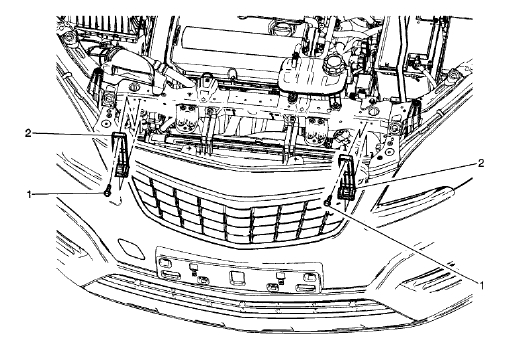 Fig. 17: Radiator Upper Bracket (2H0)