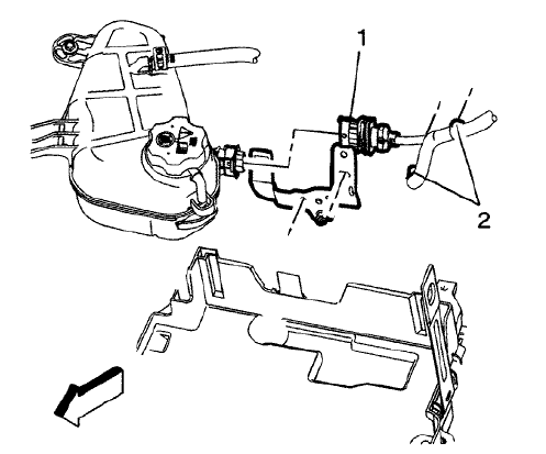 Fig. 53: Engine Wiring Harness Connector And Retainers