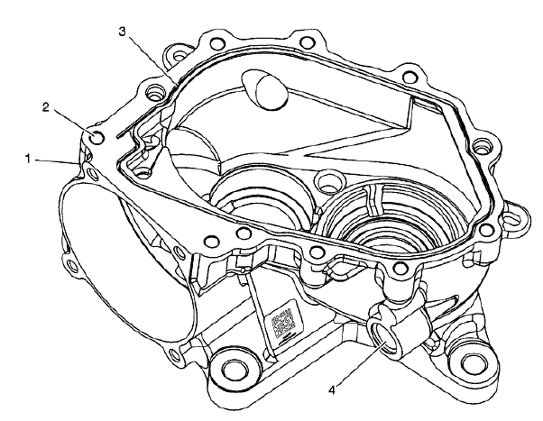 Fig. 53: Transfer Case Housing Cleaning And Inspection Points