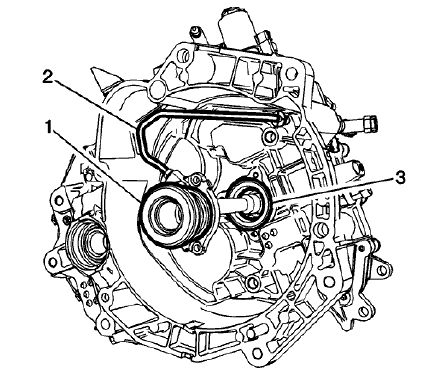 Fig. 31: Clutch Actuator Cylinder, Pipe And Seal