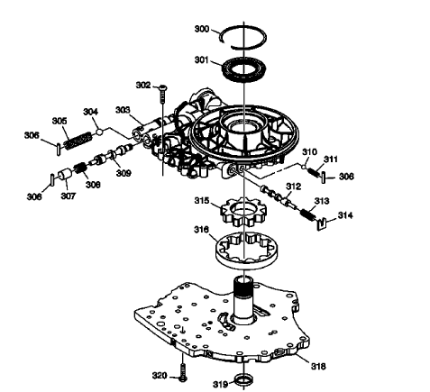 Fig. 9: Oil Pump Assembly -- 6T30