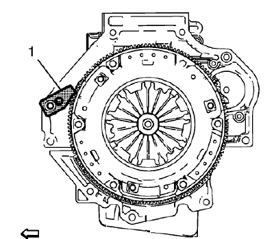 Fig. 63: Flywheel Holding Tool
