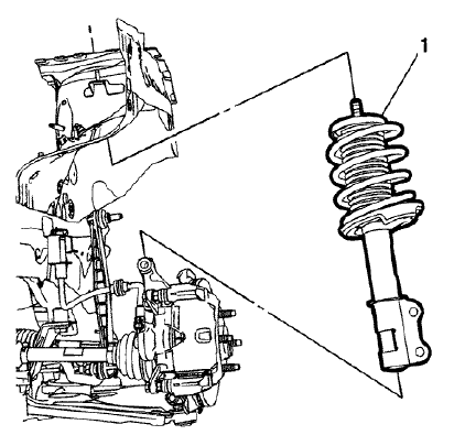 Fig. 36: Front Strut Assembly