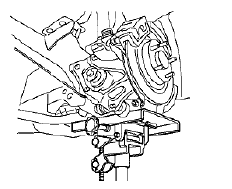 Fig. 35: Steering Column Upper Support Bracket