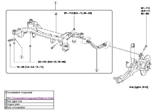 Fig. 42: Steering Column Lower Support Bracket