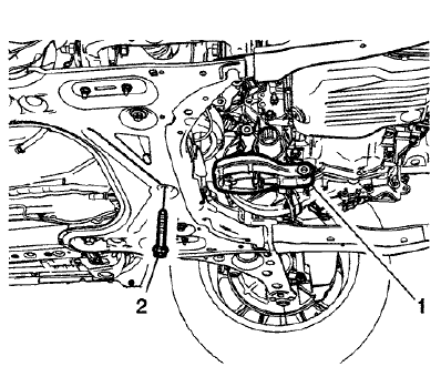 Fig. 45: Transmission Rear Mount