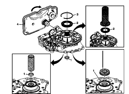 Fig. 59: View Of Torque Converter Fluid Seal & Fluid Filter Assembly