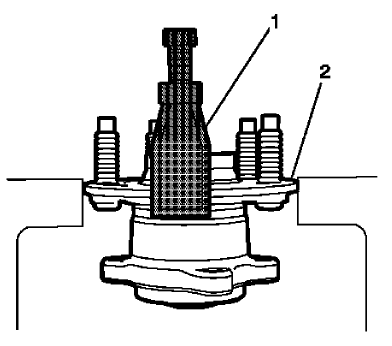 Fig. 20: Wheel Bearing Hub/Assembly And Separator