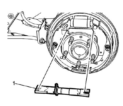 Fig. 38: Brake Shoe Adjuster