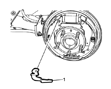 Fig. 12: Brake Shoe Adjuster Actuator Lever