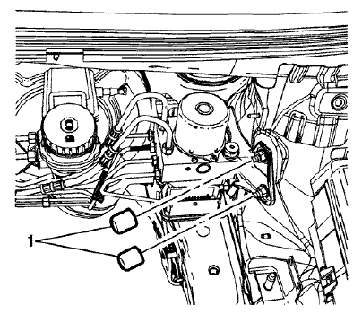 Fig. 15: BPMV Bracket Nut Protective Caps