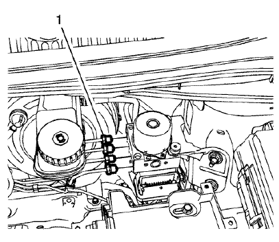 Fig. 21: Front And Rear Brake Pipe Fittings