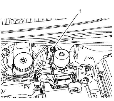 Fig. 22: Master Cylinder Primary Brake Pipe Fitting