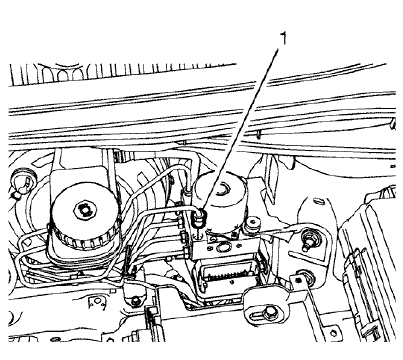 Fig. 23: Master Cylinder Secondary Brake Pipe Fitting