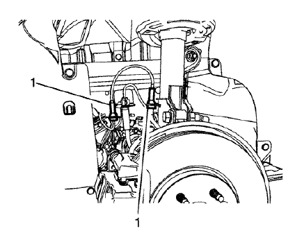 Fig. 27: Wheel Speed Sensor Harness Grommets