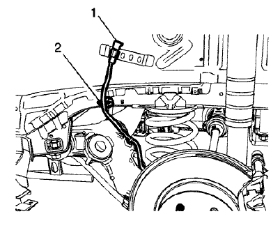 Fig. 34: Wheel Speed Sensor Electrical Connector