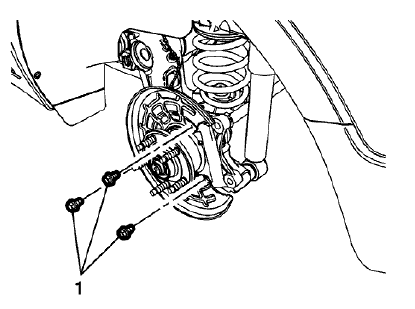 Fig. 79: Rear Brake Shield Bolts