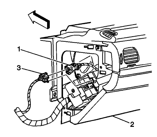 Fig. 34: Identifying I/P Module Connector To Vehicle Harness Connector (LH Side I/P)