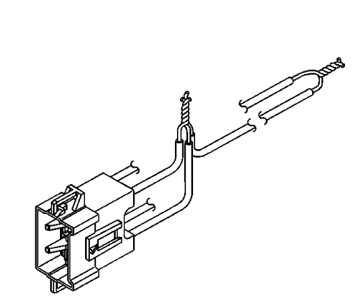Fig. 38: Twisting Connector Wire Leads (Low Circuits) To Deployment Harness Wire