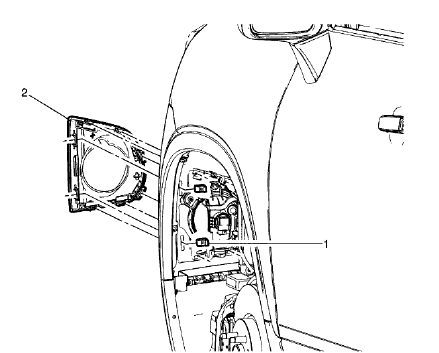 Fig. 38: Front Fog Lamp Cover (Encore With T3U)